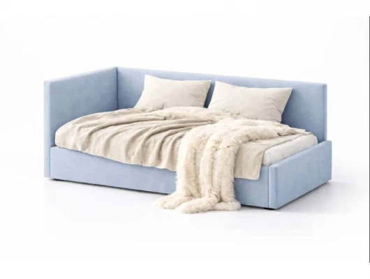 Кровать Galaxy Меркурий-2 с подъемным механизмом голубой