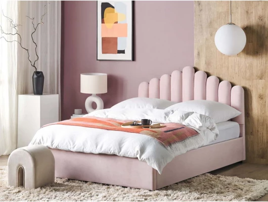 Кровать Тестиера Lahore розовый