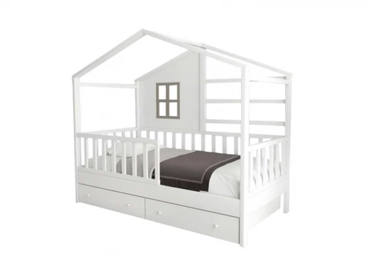 Кровать домик Велес Арт Кидс Лэнд №96 с ящиками