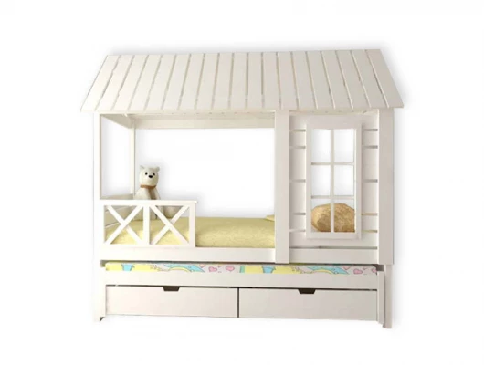Кровать домик Велес Арт Кидс Лэнд №75 с ящиками Кровать домик Велес Арт Кидс Лэнд №75 с ящиками