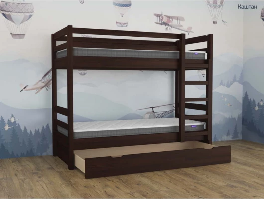 Двухъярусная кровать Тандем с 1 ящиком Двухъярусная кровать Тандем с 1 ящиком