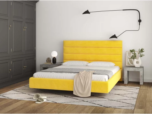 Парящая кровать мягкая Оливия