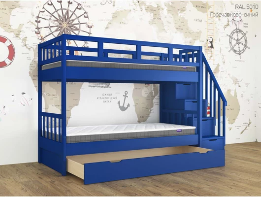 Двухъярусная детская кровать Артек с 1 ящиком