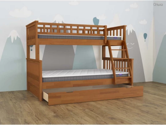 Двухъярусная кровать Модерн с 1 ящиком Двухъярусная кровать Модерн с 1 ящиком