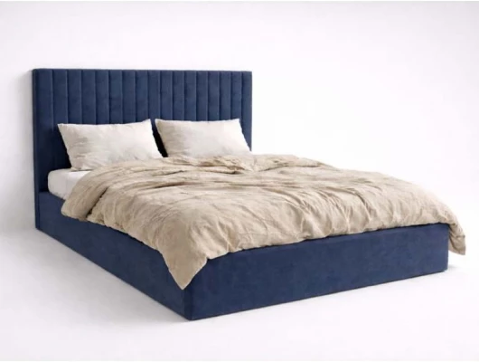 Кровать Меллибел Стил Лайн (Аланса) с подъемным механизмом Синий