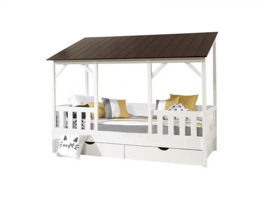 Кровать домик Велес Арт Кидс Лэнд №69 с ящиками