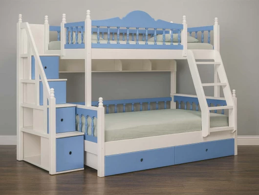 Двухъярусная кровать Велес Арт Аврора с ящиками