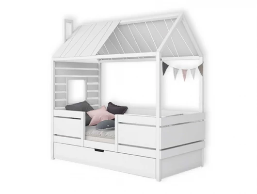 Кровать домик Велес Арт Кидс Лэнд №35 с ящиками