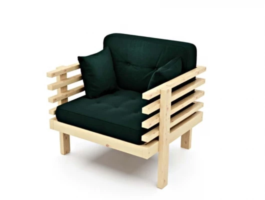 Кресло Arsko Стоун зеленый