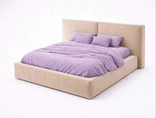 Кровать Меллибел Лофт (Сити) Бежевый