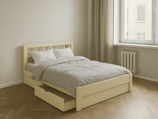 Кровать Икея с ящиками белый