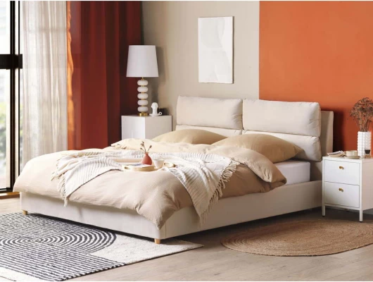 Кровать Тестиера Helsinki бежевый