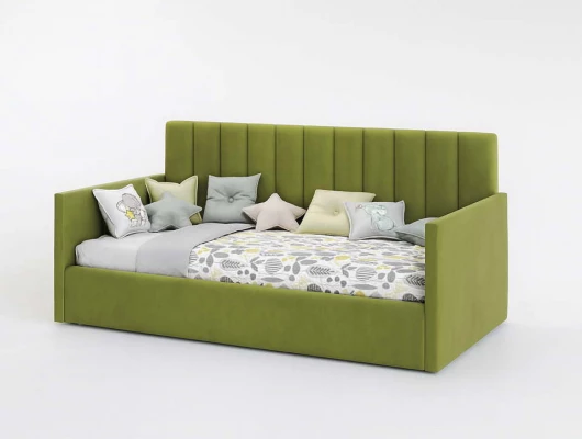 Кровать Galaxy Меркурий-4 с подъемным механизмом зеленый