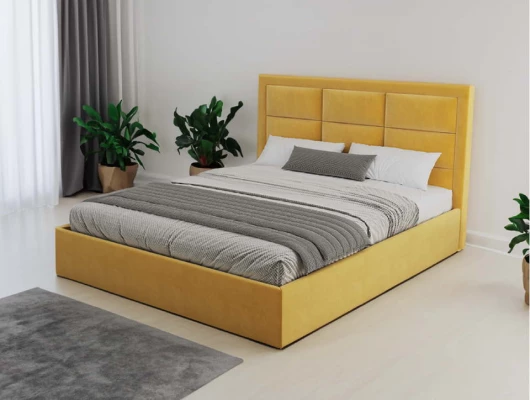 Кровать мягкая Меллибел Кварт с подъемным механизмом Кровать мягкая Меллибел Кварт с подъемным механизмом