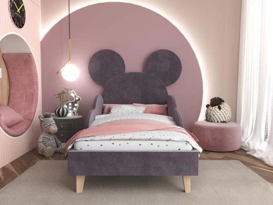 Детская кровать с ушками Микки Детская кровать с ушками Микки
