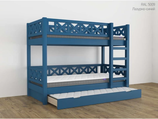 Двухъярусная кровать Кантри с выкатным сп местом Двухъярусная кровать Кантри с выкатным сп местом