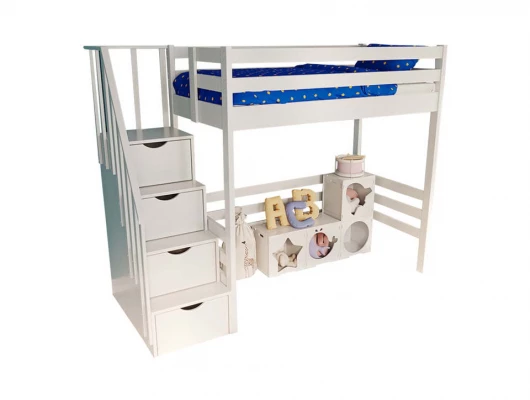 Детская кровать чердак Велес Арт Классика Детская кровать чердак Велес Арт Классика