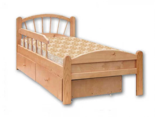 Детская кровать Велес Арт Радуга с ящиками