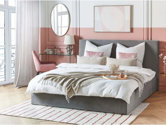 Кровать Тестиера Brussels серый Кровать Тестиера Brussels серый