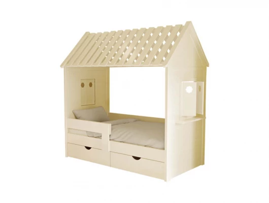 Кровать домик Велес Арт Кидс Лэнд №57 с ящиками