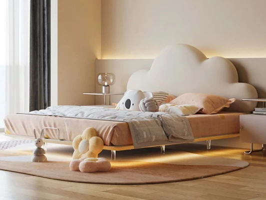 Детская парящая кровать Тестиера Пломбир