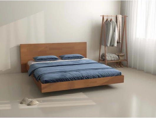 Парящая кровать из массива березы Юник