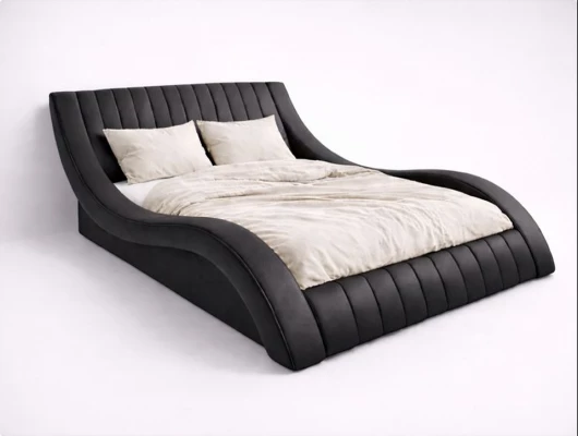 Кровать Меллибел Плавлайн (Колорадо) с подъемным механизмом Черный