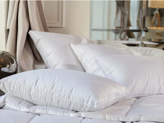 Подушка German Grass пуховая White Familie Down средняя с бортиком FD-1220