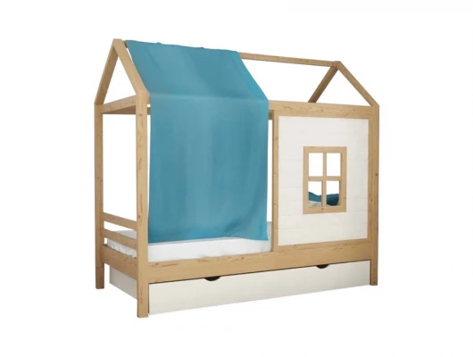 Кровать домик Велес Арт Кидс Лэнд №63 со спальным местом