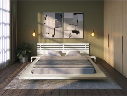 Кровать в японском стиле Катана со столиками Кровать в японском стиле Катана со столиками