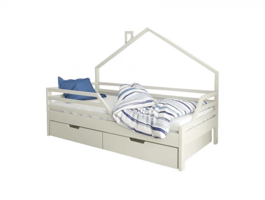 Кровать домик Велес Арт Кидс Лэнд №61 с ящиками