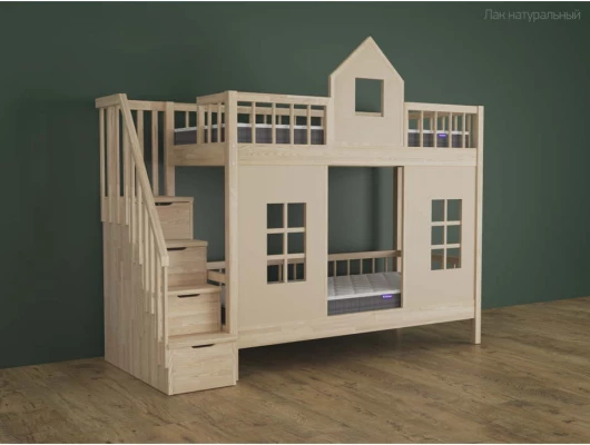 Двухъярусная кровать Принцесса домик Двухъярусная кровать Принцесса домик