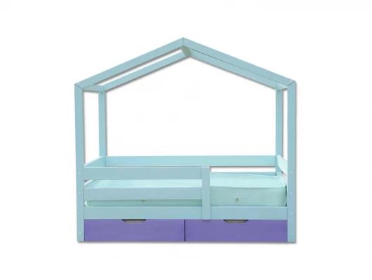 Детская кровать Велес Арт Домик №4 с ящиками Детская кровать Велес Арт Домик №4 с ящиками