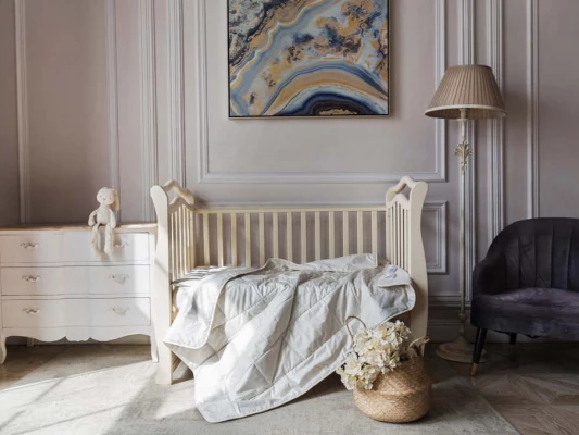 Одеяло детское German Grass льняное Baby Organic Linen Grass всесезонное 81113