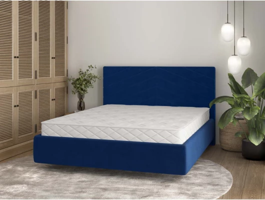 Парящая кровать мягкая Белла с подъемным механизмом