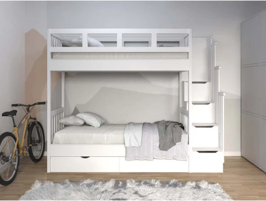 Двухъярусная детская кровать Артек с 2 ящиками Двухъярусная детская кровать Артек с 2 ящиками