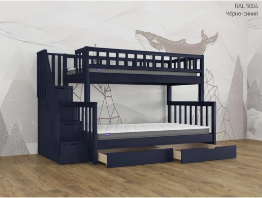 Двухъярусная кровать Лейла с 2 ящиками Двухъярусная кровать Лейла с 2 ящиками