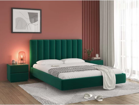 Парящая кровать мягкая Эстель