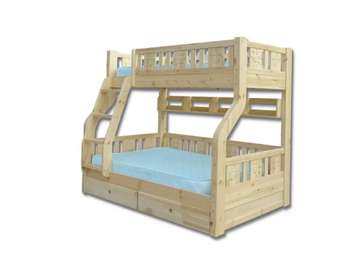 Двухъярусная кровать Велес Арт Веста-1 с ящиками