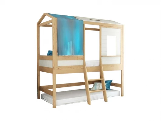 Кровать чердак домик Велес Арт Кидс Лэнд №83