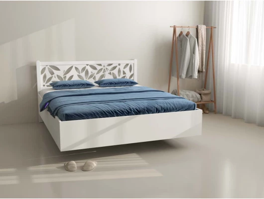 Парящая кровать Элиз с подъемным механизмом белый