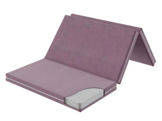 Складной матрас футон Dreamline Holl 9 бледно розовый