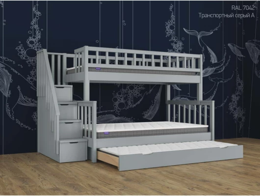 Двухъярусная кровать Лейла с выкатным сп местом