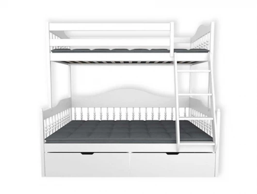 Двухъярусная кровать Велес Арт Теона с ящиками Двухъярусная кровать Велес Арт Теона с ящиками