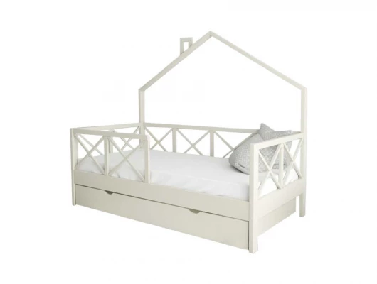 Кровать домик Велес Арт Кидс Лэнд №53 с ящиками