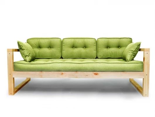 Диван Arsko Астер прямой зеленый