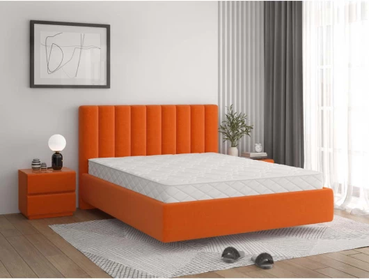 Парящая кровать мягкая Эстель с подъемным механизмом