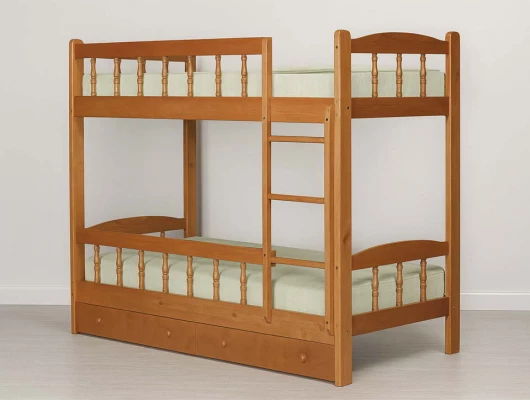 Двухъярусная кровать Велес Арт Алиса с ящиками