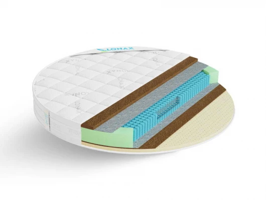 Круглый матрас Lonax Round Cocos-Medium S1000