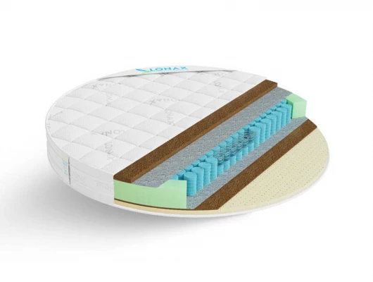 Круглый матрас Lonax Round Cocos-Medium TFK